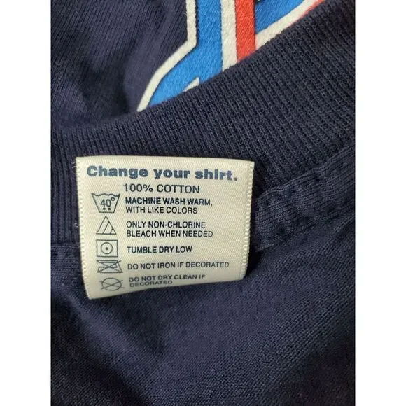 Dylan Navy Long Sleeve Tee with Graphic - Picture 6 of 6